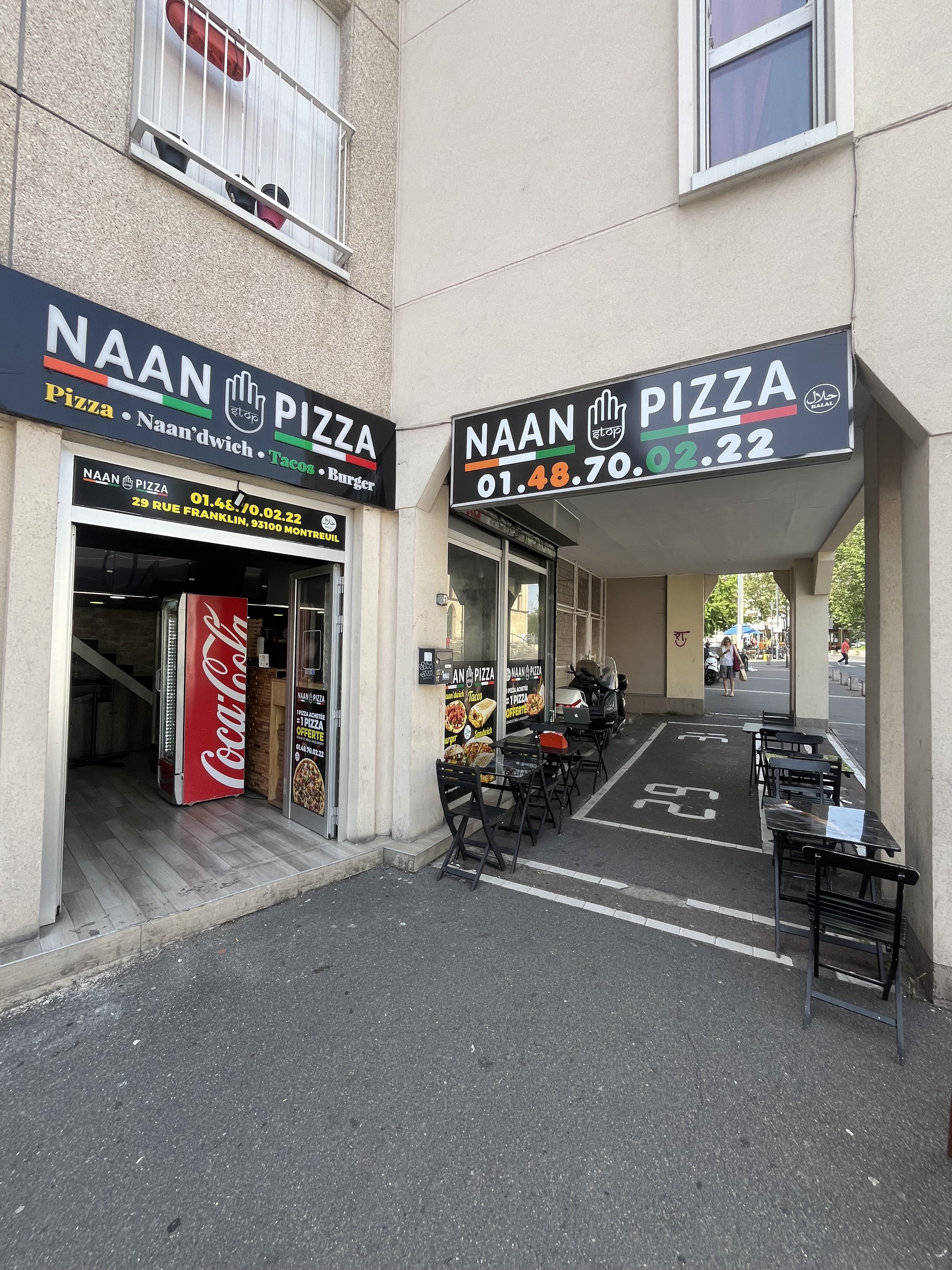 Naan Pizza Montreuil — notre restaurant